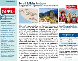 Lidl Reisen Peru & Bolivien Rundreise Angebot