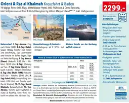 Lidl Reisen Orient & Ras al Khaimah Kreuzfahrt & Baden Angebot