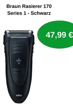 EP Braun Rasierer 170 Series 1 - Schwarz Angebot