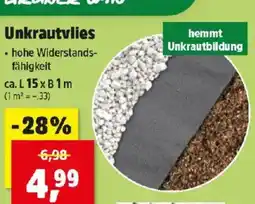 Thomas Philipps Unkrautvlies Angebot