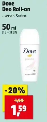 Thomas Philipps Dove Deo Roll-on Angebot