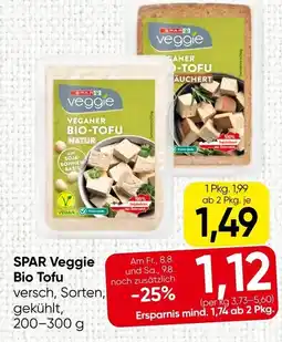 Spar SPAR Veggie Bio Tofu Angebot