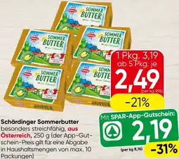 Spar Schärdinger Sommerbutter Angebot