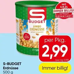 Spar S-BUDGET Erdnüsse Angebot