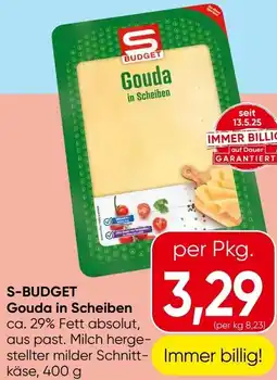 Spar S-BUDGET Gouda in Scheiben Angebot