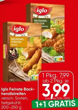 Spar Iglo Feinste Back- hendlstreifen Angebot