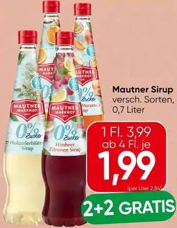 Spar Mautner Sirup Angebot