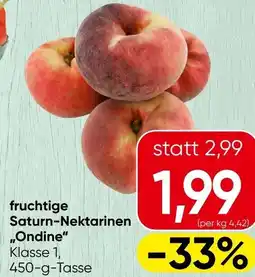 Spar fruchtige Saturn-Nektarinen Ondine Angebot