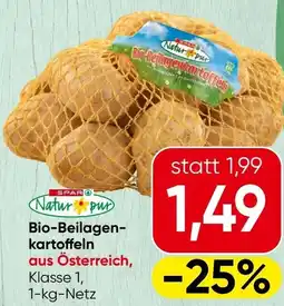 Spar Bio-Beilagen kartoffel Angebot