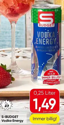 Spar S-BUDGET Vodka Energy Angebot