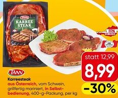 Spar Karreesteak Angebot