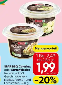 Spar SPAR BBQ Coleslaw oder Kartoffelsalat Angebot