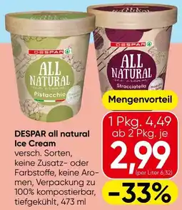 Spar DESPAR all natural Ice Cream Angebot