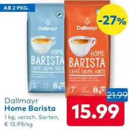 T&G Dallmayr Home Barista Angebot