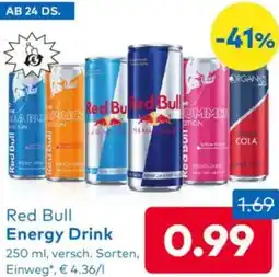 T&G Red Bull Energy Drink Angebot