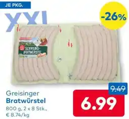T&G Greisinger Bratwürstel Angebot