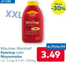 T&G Mautner Markhof Ketchup oder Mayonnaise Angebot