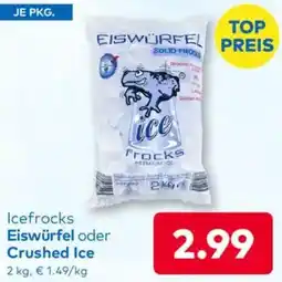 T&G Icefrocks Eiswürfel oder Crushed Ice Angebot