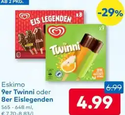 T&G Eskimo 9er Twinni oder Angebot