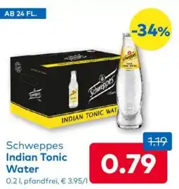 T&G Schweppes Indian Tonic Water Angebot