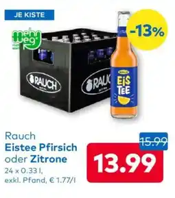 T&G Rauch Eistee Pfirsich oder Zitrone Angebot