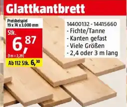 Bauhaus Glattkantbrett Angebot