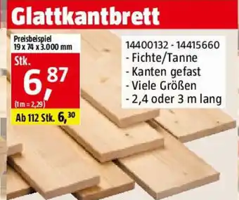 Bauhaus Glattkantbrett Angebot