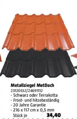 Bauhaus Metallziegel Met Dach Angebot