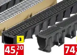Bauhaus Kunststoffrinne HEXALINE Angebot