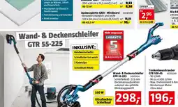 Bauhaus Wand- & Deckenschleifer GTR 55-225 Angebot