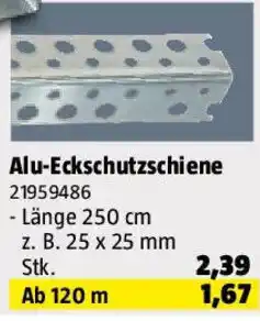 Bauhaus Alu-Eckschutzschiene Angebot