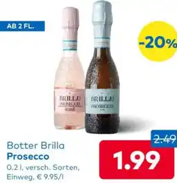 T&G Botter Brilla Prosecco Angebot