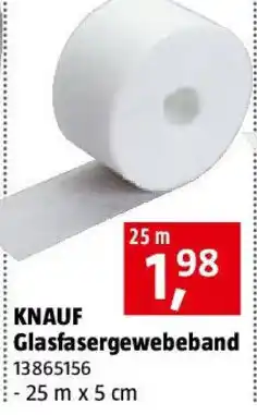 Bauhaus Knauf Glasfasergewebeband Angebot