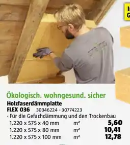 Bauhaus Holzfaserdämmplatte Flex 036 Angebot