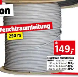 Bauhaus Feuchtraumleitung NYM-J Angebot