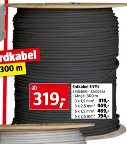 Bauhaus Erdkabel E-YY-J Angebot