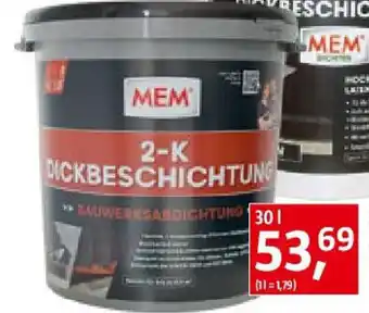 Bauhaus MEM 2K-Bitumen-Dickbeschichtung Angebot