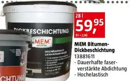 Bauhaus MEM Bitumen-Dickbeschichtung Angebot