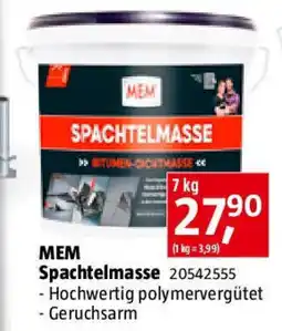 Bauhaus MEM Spachtelmasse Angebot