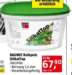 Bauhaus BAUMIT Reibputz SilikatTop Angebot