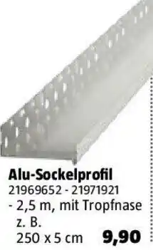 Bauhaus Alu-Sockelprofil Angebot