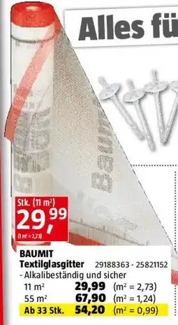 Bauhaus BAUMIT Textilglasgitter Angebot