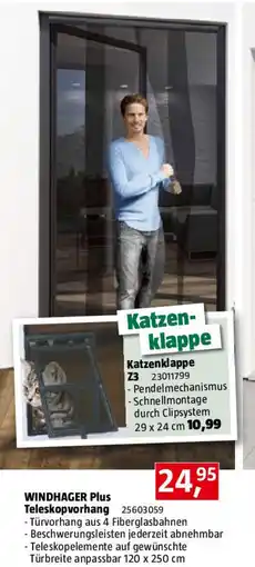 Bauhaus WINDHAGER Plus Teleskopvorhang Angebot