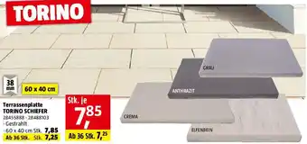 Bauhaus Terrassenplatte TORINO SCHIEFER Angebot