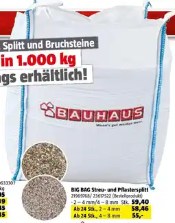 Bauhaus BIG BAG Streu- und Pflastersplitt Angebot