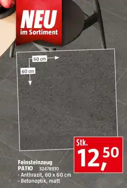 Bauhaus Feinsteinzeug Patio Angebot