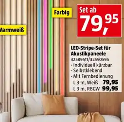 Bauhaus LED-Stripe-Set für Akustikpaneele Angebot