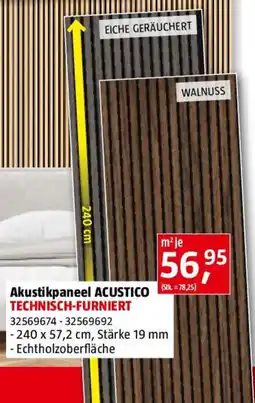 Bauhaus Akustikpaneel Acustico Angebot