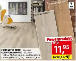 Bauhaus Eiche natur grau gold volcano oak Angebot