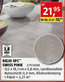 Bauhaus Rigid spc swiss pinie Angebot